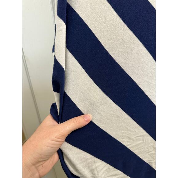 Cha Cha Vente Striped Loose Nautical Poncho Blouse Large L - Picture 4 of 5